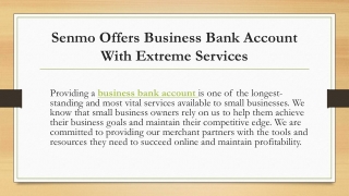 Be Incharge Of Your Finance Needs With Business Banking
