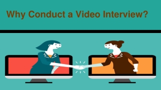Why Conduct Video Job Interview