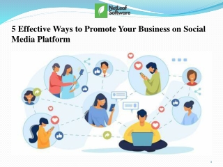 5 Effective Ways to Promote Your Business on Social Media Platform