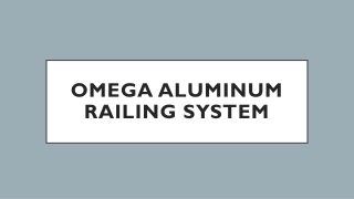 Affordable Aluminum Stair Railing in Alberta
