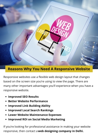 Reasons Why You Need A Responsive Website