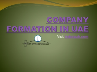 COMPANY FORMATION IN UAE