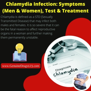 Chlamydia Infection - Symptoms (Men & Women), Test & Treatment