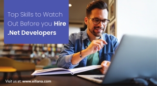 Top Skills To Watch Out Before You Hire .Net Developers