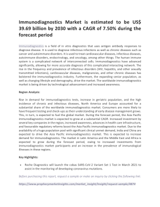 Immunodiagnostics Market