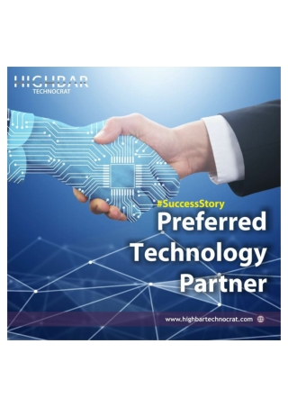Preferred Technology Partner: Highbar Technology Partner