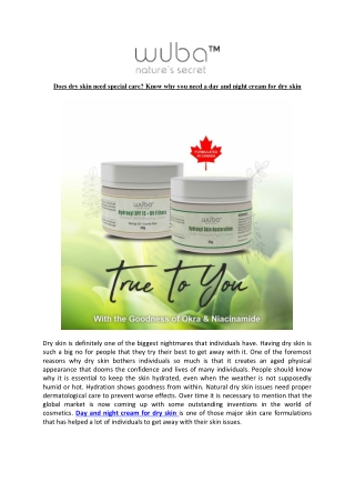 Does dry skin need special care Know why you need a day and night cream for dry skin