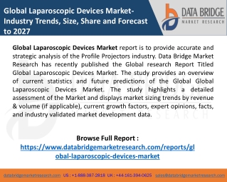 Global Laparoscopic Devices Market – Industry Trends and Forecast to 2029