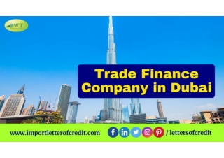 Trade Finance company in Dubai