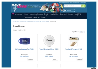 Promotional Travel Accessories Sydney