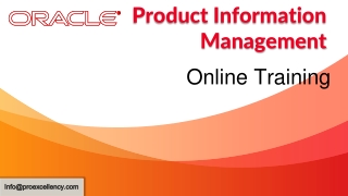 Oracle PIM Online Training By Real-Time Consultant (1)