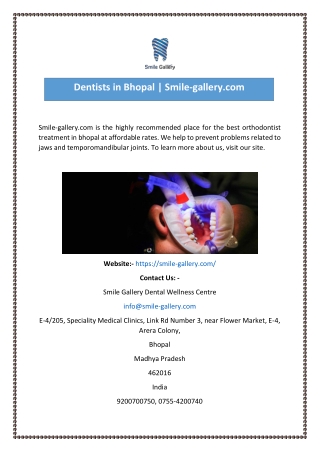 Dentists in Bhopal | Smile-gallery.com