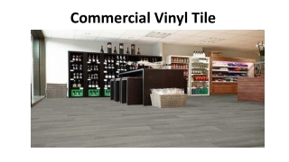 Commercial Vinyl Tiles In Dubai