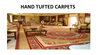 Hand Tufted Carpets In Dubai
