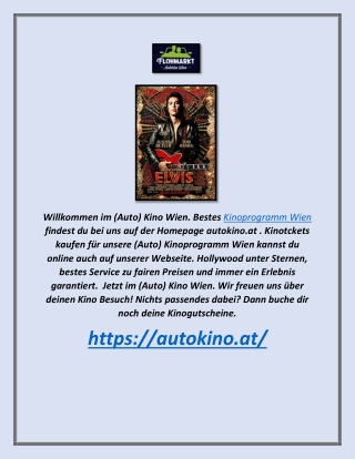 Kinoprogramm Wien im Autokino.at