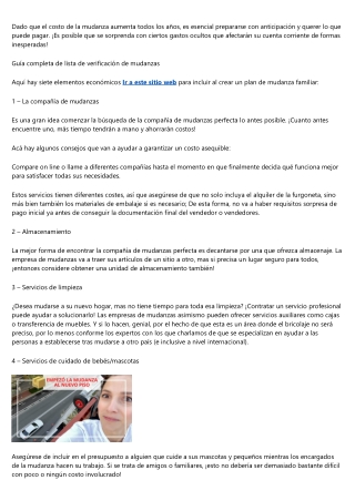 Tips de una empresa de mudanzas para hacer una mudanza de forma exitosa