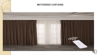Motorized Curtains In Dubai