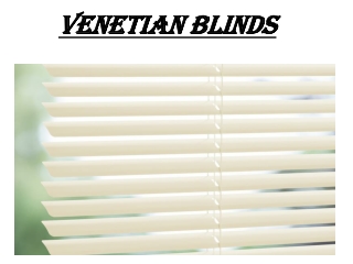 Venetian Blinds In Dubai