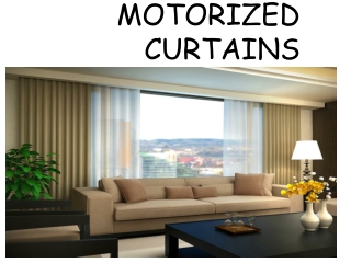 Motorized Curtains In Abu Dhabi