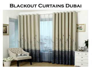 Blackout Curtains Dubai