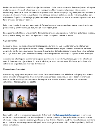 Trucos de de una empresa de mudanzas profesional para hacer una mudanza con éxit