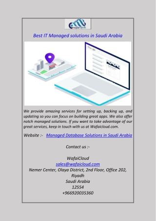 Best IT Managed solutions in Saudi Arabia