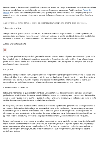 Trucos de cerrajeria 24 horas de Cerrajeros Benidorm