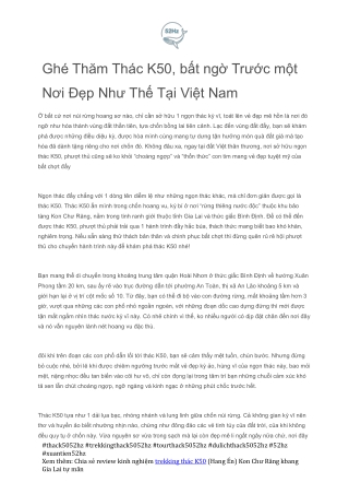 Kham Pha Thac k50 Cung Xuantien52hz