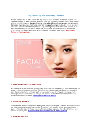 Easy Tips To Keep Your Skin Glowing This Winter