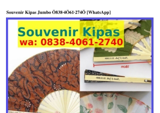 Souvenir Kipas Jumbo