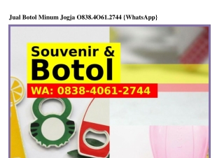 Jual Botol Minum Jogja Ô8౩8·4Ô61·ᒿ744(whatsApp)