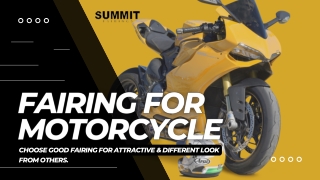 What is Fairing For Motorcycle?