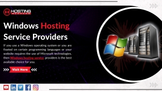 Windows Hosting Service Providers
