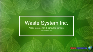 Waste System Inc - Waste management Service in NY
