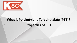 What is Polybutylene Terephthalate (PBT)? Properties of PBT