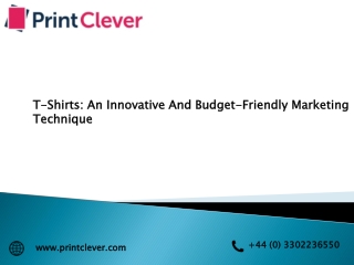 T-Shirts: An Innovative And Budget-Friendly Marketing Technique 