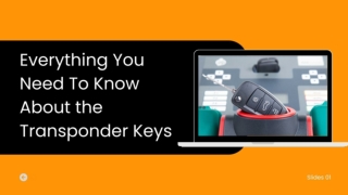 Checkout This Article to learn More About Transponder keys