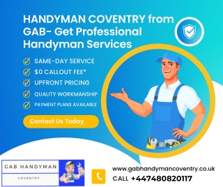 Handyman Coventry - GAB Handyman Coventry