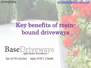 Key benefits of resin-bound driveways