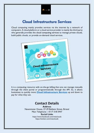 Cloud Infrastructure Services