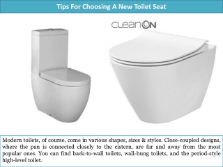 Tips For Choosing A New Toilet Seat