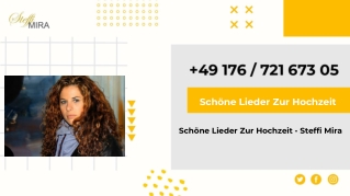Schöne Lieder Zur Hochzeit - Steffi Mira