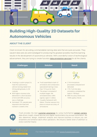 Building High-Quality 2D Datasets for Autonomous Vehicles