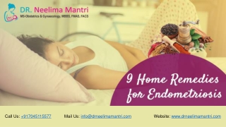 9 Home Remedies for Endometriosis | Dr Neelima Mantri