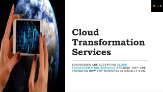 Cloud Transformation Services