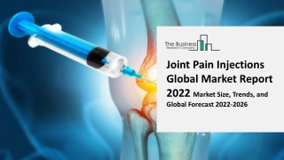 Joint Pain Injections Global Market Size, Share, By Type, By Application, By Geography, Growth Analysis and Forecast til