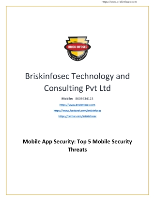 Mobile App Security Threats