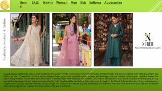 Desi Clothes near Me | String & Thread