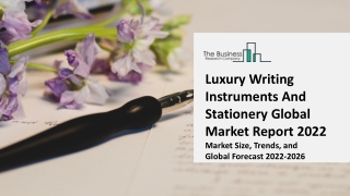 Global Luxury Writing Instruments And Stationery Market Highlights and Forecasts