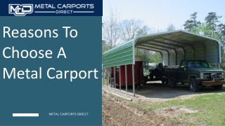 Why You Should Choose A Metal Carport?